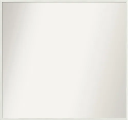 Miniatura 386 de Amanti Art Espejo de baño blanco para sobre el fregadero, 32 x 45 pulgadas, espejo de tocador rectangular blanco esbelto, marco de madera moderno