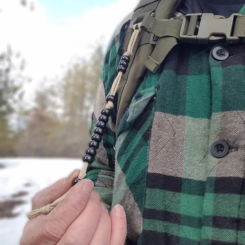 Miniatura 2 de Pace Count Beads/Army Ranger Beads/Distance Counter for Your Land Navigation Kit - Trail Counter Hiking Beads for Compass Land Navigation as Part of