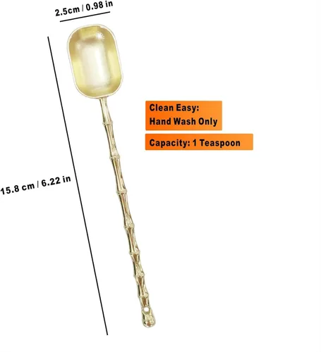 Miniatura 6 de Cucharas medidoras de 1 cucharadita B-Gold - Cucharas medidoras para café, juego de 3