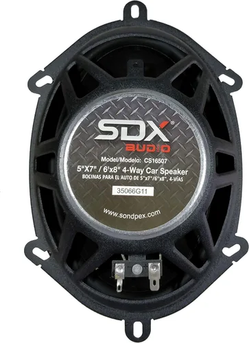 Miniatura 8 de SDX Audio - Altavoz de coche de 4 vías de 5 x 7 pulgadas/6 x 8 pulgadas (par) - Juego de altavoces para automóvil de alta calidad mejorados, juego