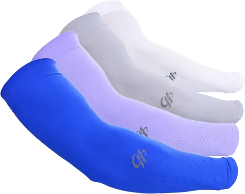 Miniatura 16 de Mangas de refrigeración para brazos con protección solar UV UPF 50+, 4 pares para hombres y mujeres, ciclismo, golf, deportes al aire libre