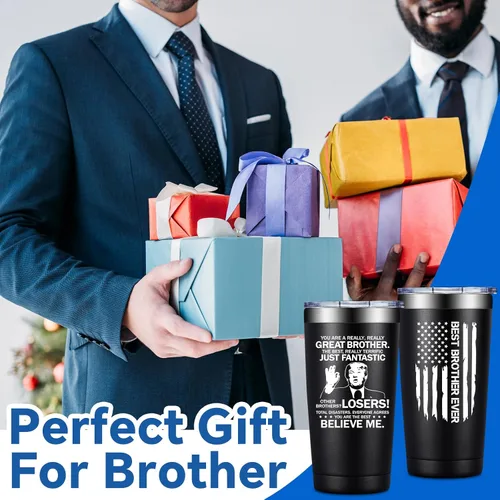 Miniatura 2 de Regalos para hermano – Regalos para hermano de hermana – Regalo de Navidad para hermanos adultos – Día del Padre, regalos de cumpleaños