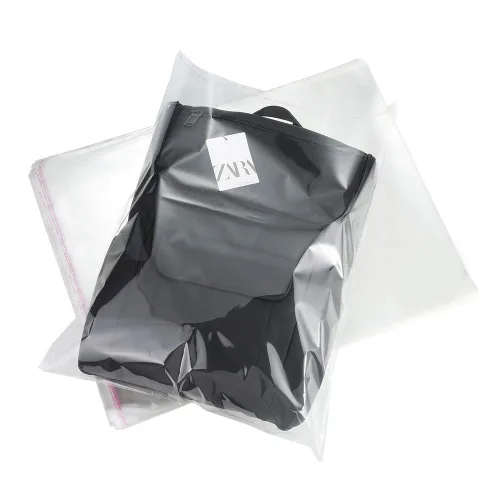Miniatura 11 de 200 paquetes de 12" x 12" Bolsas gruesas transparentes resellables de celofán con sello autoadhesivo, bolsas de polietileno para embalaje