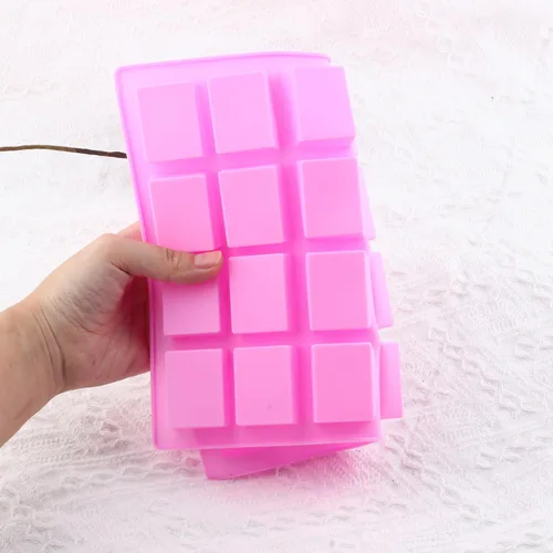 Miniatura 6 de Moldes del caramelo del silicón del rectángulo de 24 cavidades para las barras energéticas del caramelo del caramelo