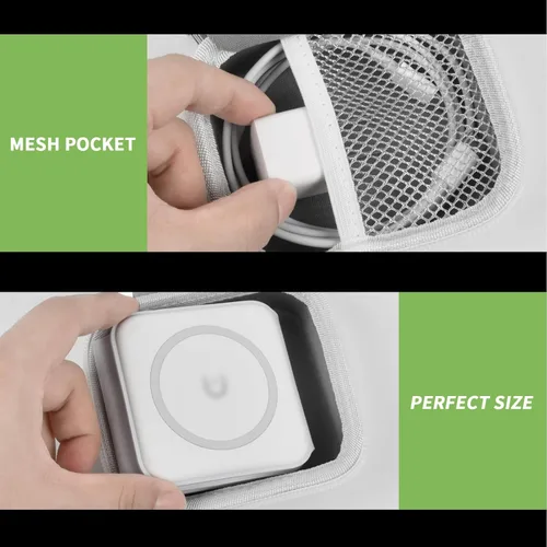 Miniatura 4 de Estuche para Hicober/para Iseyyox/para Ucomx Estación de Carga 3 en 1, Base de Cargador Inalámbrico Magnético Plegable con Soporte de Almacenamiento