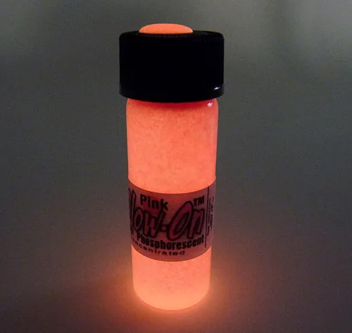 Miniatura 2 de Pintura de visión de pistola de color rosa brillante, vial de 0.2 fl oz, brillo rosa cálido, luminiscencia concentrada, brillante y de larga