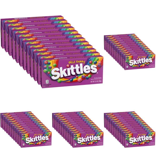 Miniatura 8 de SKITTLES Wild Berry - Caja de teatro de caramelos masticables, caja de 3.5 onzas (paquete de 12)