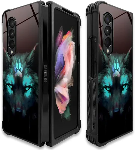Miniatura 30 de CARLOCA Funda compatible con iPhone 13 Pro, diseño gráfico de identidad negra espiritual lobo, a prueba de golpes, antiarañazos, para iPhone 13 Pro