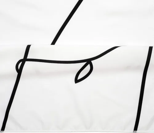Miniatura 6 de Manicer Tapiz de promesa Pinky en blanco y negro, arte de pared de Jurar amor, línea de arte tomados de la mano, decoración de pared abstracta
