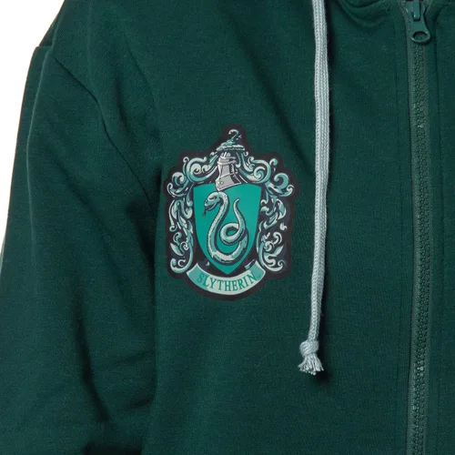 Miniatura 2 de Bioworld Harry Potter Hogwarts Alumni House Crest - Sudadera ligera con cremallera para mujer
