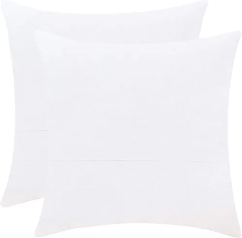 Miniatura 5 de The White Petals Fundas de almohada marrones (terciopelo sintético sólido, 16 x 16 pulgadas, paquete de 2)