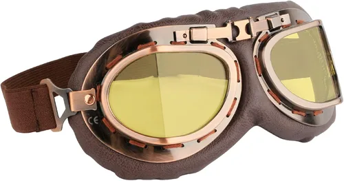 Gafas de motociclista vintage, antivaho y a prueba de polvo, para cuatrimoto, todoterreno, casco de motocicleta, para crucero, scooter, aviador,
