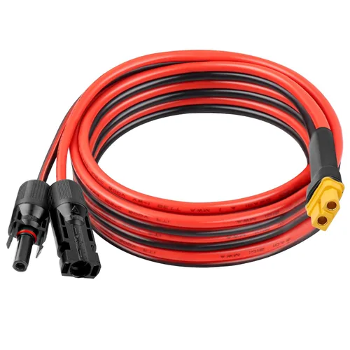 Miniatura 13 de Cable de extensión solar XT60 de 10 AWG 2 3 6 10 15 20 25 35 40 50 75 100 pies XT60 adaptador de conector de extensión solar más grueso cable hembra