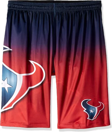 FOCO Mens NFL Football Team Logo Gradient Big Logo Training Shorts Color del equipo
