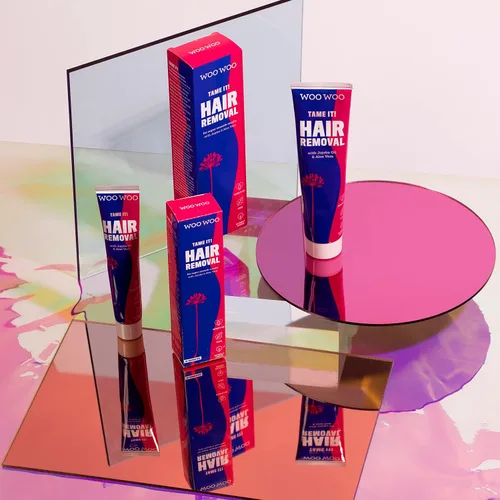 Miniatura 7 de WooWoo Crema natural para depilación íntima – Removedor de pelo vegano sin dolor para pieles sensibles – Depilatorio para genitales, bikini, piernas