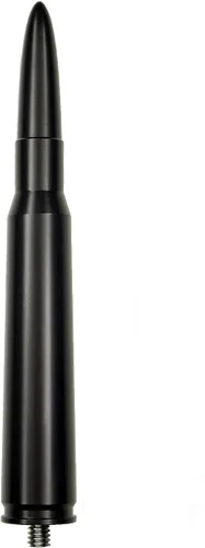Antena bala calibre 50 compatible con: BMW, Chevrolet, Chrysler, Dodge, Freightliner, Honda, Kia, Lexus, Mercedes, Mini, Mazda, Mitsubishi, Nissan,