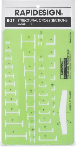 Miniatura 6 de Plantilla de tubería isométrica Rapidesign, 1 unidad (R43)