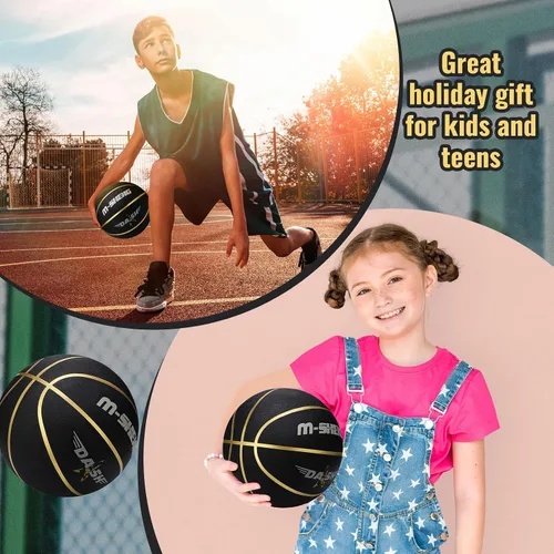 Miniatura 5 de Wettarn 6 piezas de balones de baloncesto tamaño 5 al por mayor, suministros de donación caritativa cristiana, balón de baloncesto de 27.5 pulgadas
