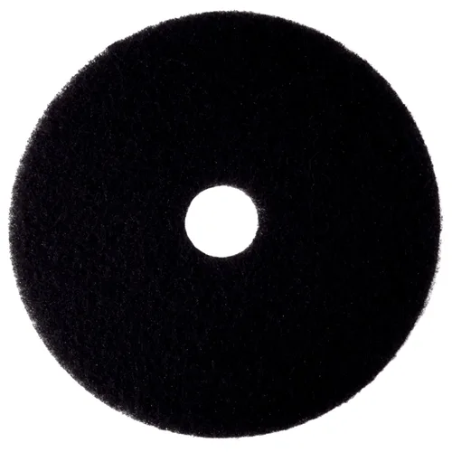 Almohadilla de cuidado de pisos de alta productividad 3M 7300, para máquina (paquete de 5), 17 pulgadas, Negro, 5
