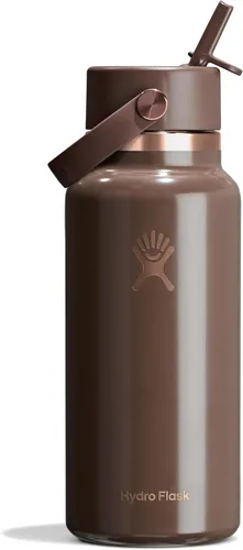 Miniatura 104 de Hydro Flask Botella de agua – Acero inoxidable aislado – Tapa flexible con popote de boca ancha, antiderrames, a prueba de fugas y recargable en 32