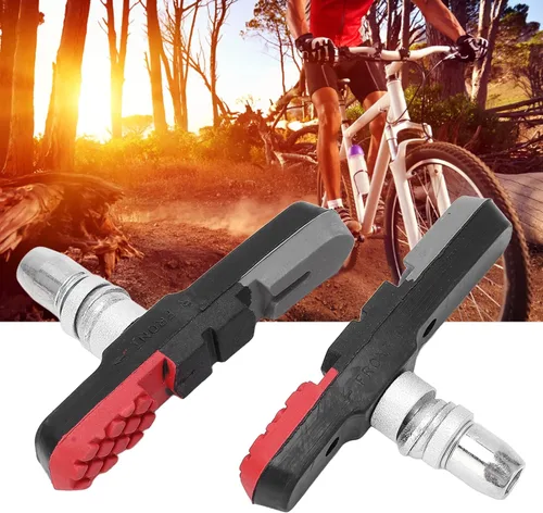 Miniatura 3 de Pastillas de frenos de bicicleta, todo tipo de clima, 2 piezas, bloques de freno universales para bicicleta de carretera para bicicleta de montaña