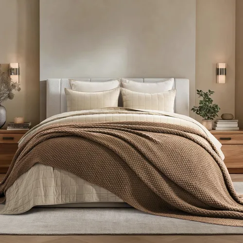 Miniatura 18 de EVERGRACEHOME Manta de punto de chenilla gruesa para sofá, suaves y lujosas mantas de punto con punto musgo para cama, acogedoras mantas decorativas