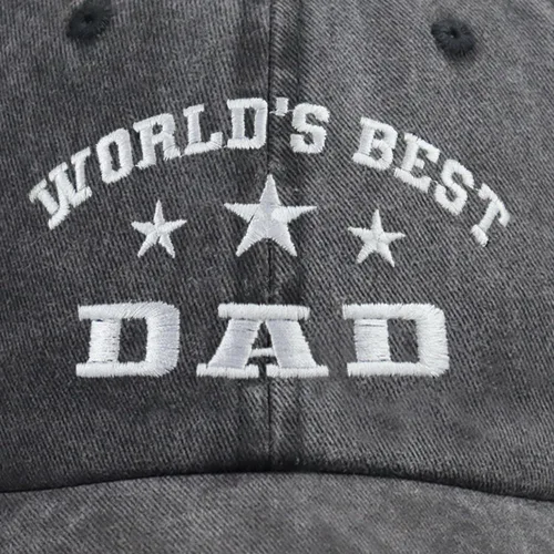 Miniatura 2 de World's Best - Gorras de béisbol para hombre, de algodón envejecido, ajustable, para papá y abuelo, regalos para Abuelo Pappy