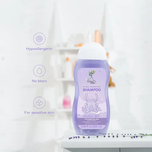 Miniatura 3 de Arbol Verde - Champú lavanda para bebés (8.45 onzas líquidas) Hipoalergénico, sin alcohol, suave para la piel sensible, aroma relajante