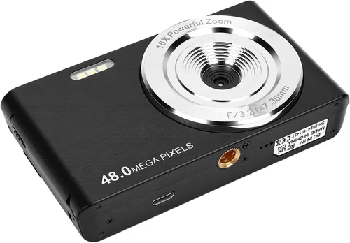 Miniatura 4 de VBESTLIFE Cámara digital, cámara de enfoque automático 4K para fotografía, 48MP 16X Zoom Cámara compacta de viaje para adolescentes, adultos