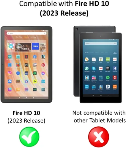 Miniatura 2 de Protector de pantalla antirreflejos (paquete de 2), para Amazon Fire HD 10, (13ª generación, versión 2023)