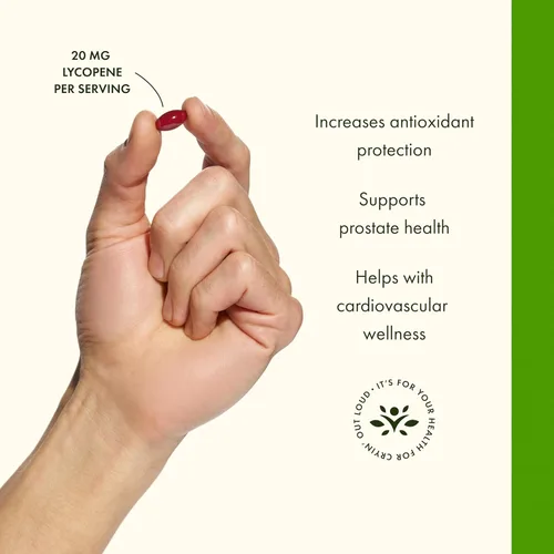Miniatura 4 de Swanson Suplemento de salud natural de licopeno para hombres que promueve la salud de la próstata y el corazón, apoya la presión arterial dentro