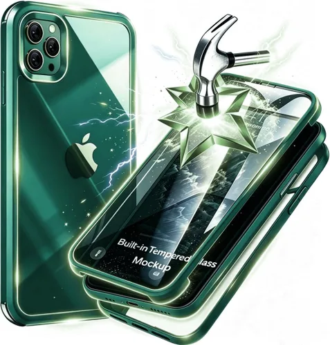 Miniatura 15 de Funda para iPhone 11 con protector de pantalla [vidrio templado 9H integrado], protección de cuerpo completo 360 de doble capa protectora