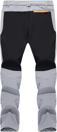 Miniatura 2 de TACVASEN Men's Snow Ski Pants Softshell Fleece Lined Hiking Snowboard Pants Waterproof & Windproof Pants with Zipper Pockets