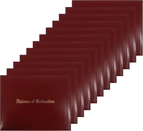 Miniatura 25 de GraduationMall Cubierta impresa para diploma para certificado 8.5 x 11 pulgadas, real, paquete de 1
