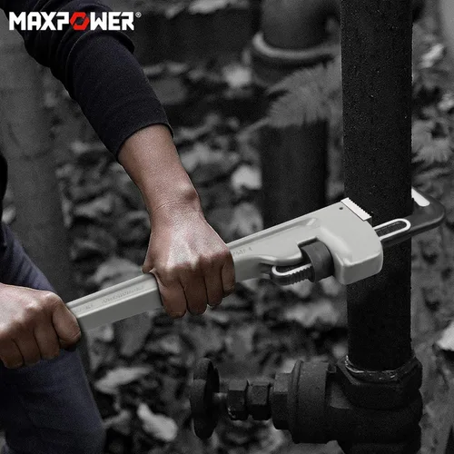 Miniatura 6 de MAXPOWER Llave de tubo de 36 pulgadas, llave de tubo recta resistente Llave de plomero de aluminio