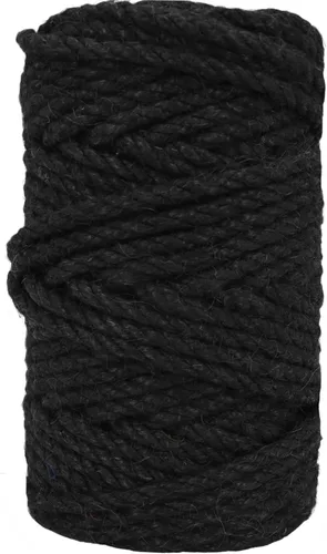 Miniatura 14 de Leecogo Cuerda de yute de 4.5 mm 30 metros de cuerda natural para manualidades, macramé, bricolaje, postes para gatos, reparación y recuperación