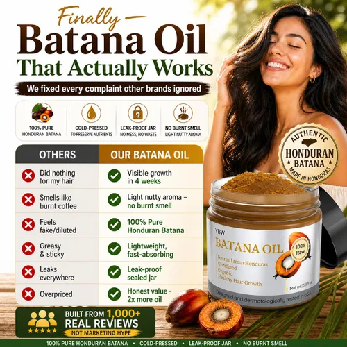 Miniatura 2 de Dr. Sebi Aceite de Batana 100% natural, sin refinar y orgánico de Honduras para el crecimiento del cabello, mejora el grosor del cabello, evita