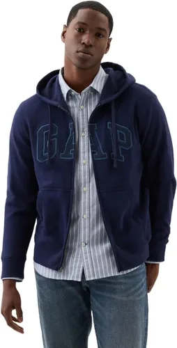 GAP. Sudadera con capucha con cremallera completa con logotipo Heritage