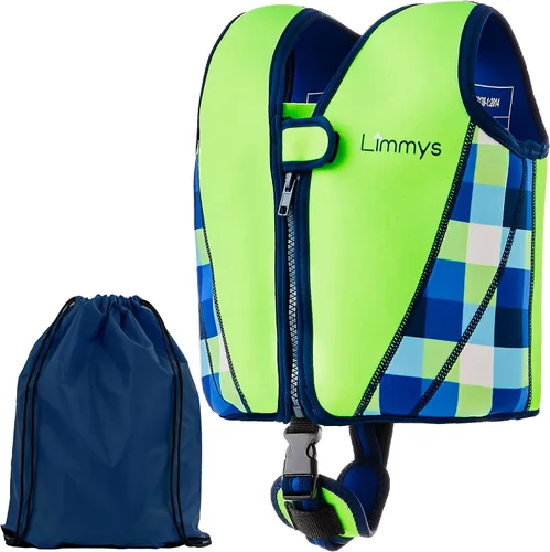 Miniatura 19 de Limmys Chaleco de natación para niños pequeños y niños, ayuda de natación de flotabilidad ajustable, certificado de seguridad CE, diseño galardonado