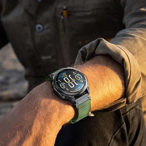 Miniatura 8 de Compatible con Garmin Fenix 6 Watch Band para Fenix 8 1.850 in/8 Pro 1.850 in/Fenix 7/Fenix 6 Pro/5/5 plus, 0.866 in Quickfit Correa de reloj Verde
