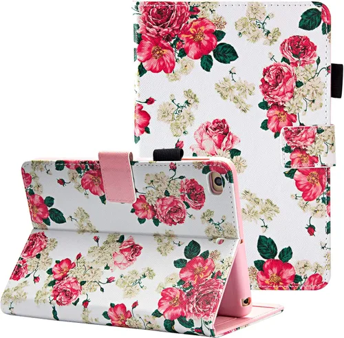 Miniatura 8 de Dteck Funda para iPad mini 5/4/3/2/1, elegante y ligera de cuero sintético tipo folio con cartera, funda inteligente