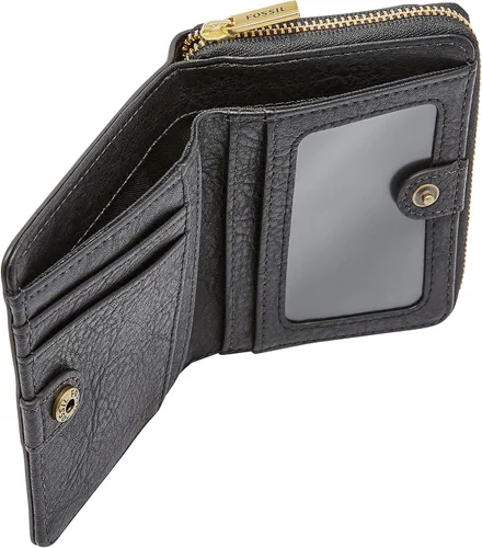 Miniatura 3 de Fossil Cartera plegable multifunción de cuero Logan para mujer