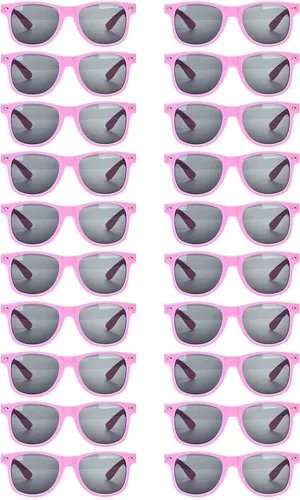 Miniatura 29 de 20 pares de lentes de sol a granel para adultos, retro de los años 70 y 90, gafas baratas para suministros de fiesta (negro)