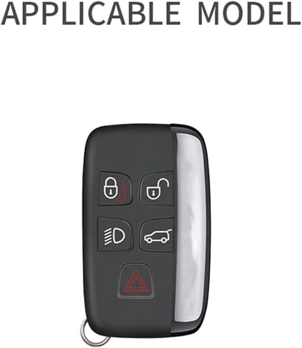 Miniatura 4 de Cubierta de llavero remoto de fibra de carbono con caja de regalo para Land Rover Range Jaguar XF