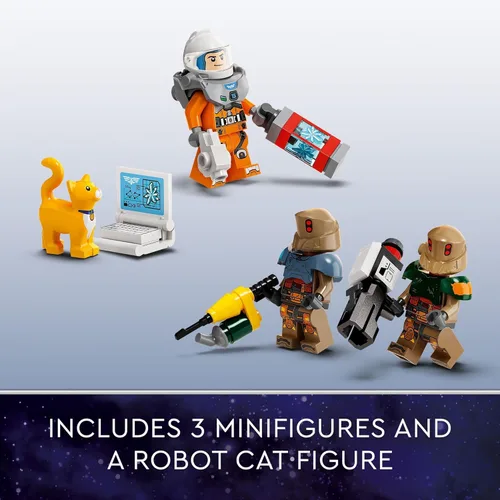 Miniatura 4 de LEGO Disney Pixar's Lightyear XL-15 Spaceship 76832 Modelo para construir, juguete del espacio exterior con minifigura Buzz, figura de Sox el gato
