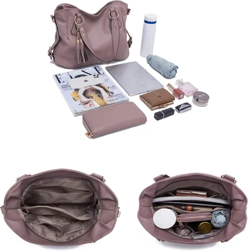 Miniatura 6 de Juego de carteras y carteras para mujer, bolso grande con cartera, 3