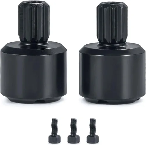 AXSPEED 2 unids/set negro resistente Drive Cup 2 ranuras diseño para 1/5 TRX X-MAXX 8S 7754X RC camión actualización piezas