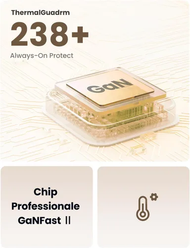 Miniatura 5 de UGREEN Cargador USB C de 30 W, Nexode plegable GaN PPS compacto y rápido cargador de pared, adaptador de corriente USB-C para iPhone 17/16/15/14