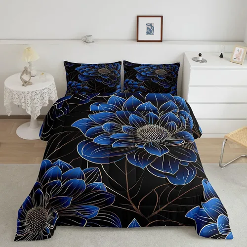 Miniatura 34 de Juego de ropa de cama de hurón tamaño individual para niños, diseño de dibujos animados de hurones para niños, bonito edredón acolchado de animales