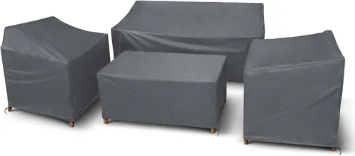 Miniatura 9 de STARTWO Fundas para Muebles de Patio, Juego de 4 Piezas de Fundas para Muebles de Exterior Resistentes e Impermeables para Sofá y Sillas de Mimbre